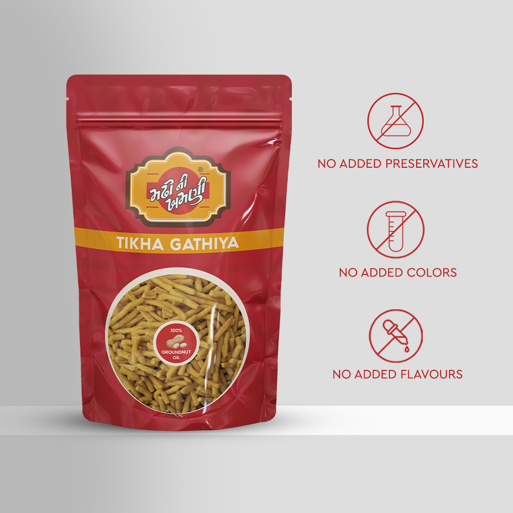 Tikha Gathiya – A Spicy Gujarati Delight